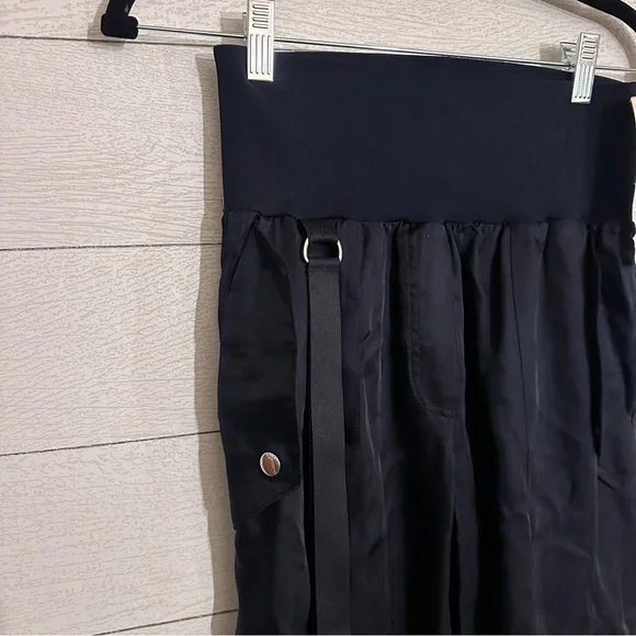 NWT Cinq à Sept Navy HARMONY PARACHUTE PANT XS - Picture 8 of 10